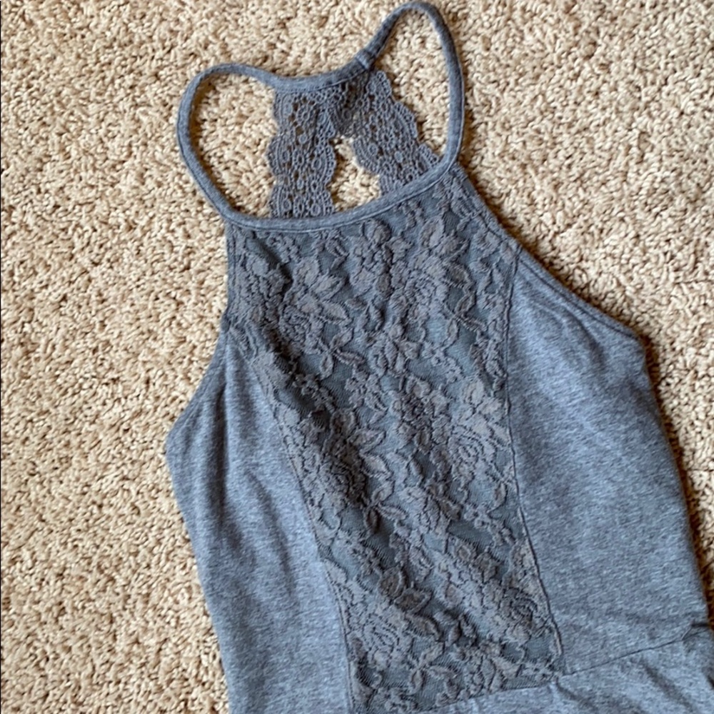 Abercrombie and Fitch lace detail halter dress